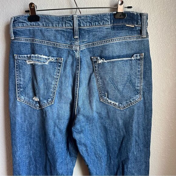 Mother Study Hover High Rise Straight Leg
Jeans In Peaches And Scream - Picture 9 of 13